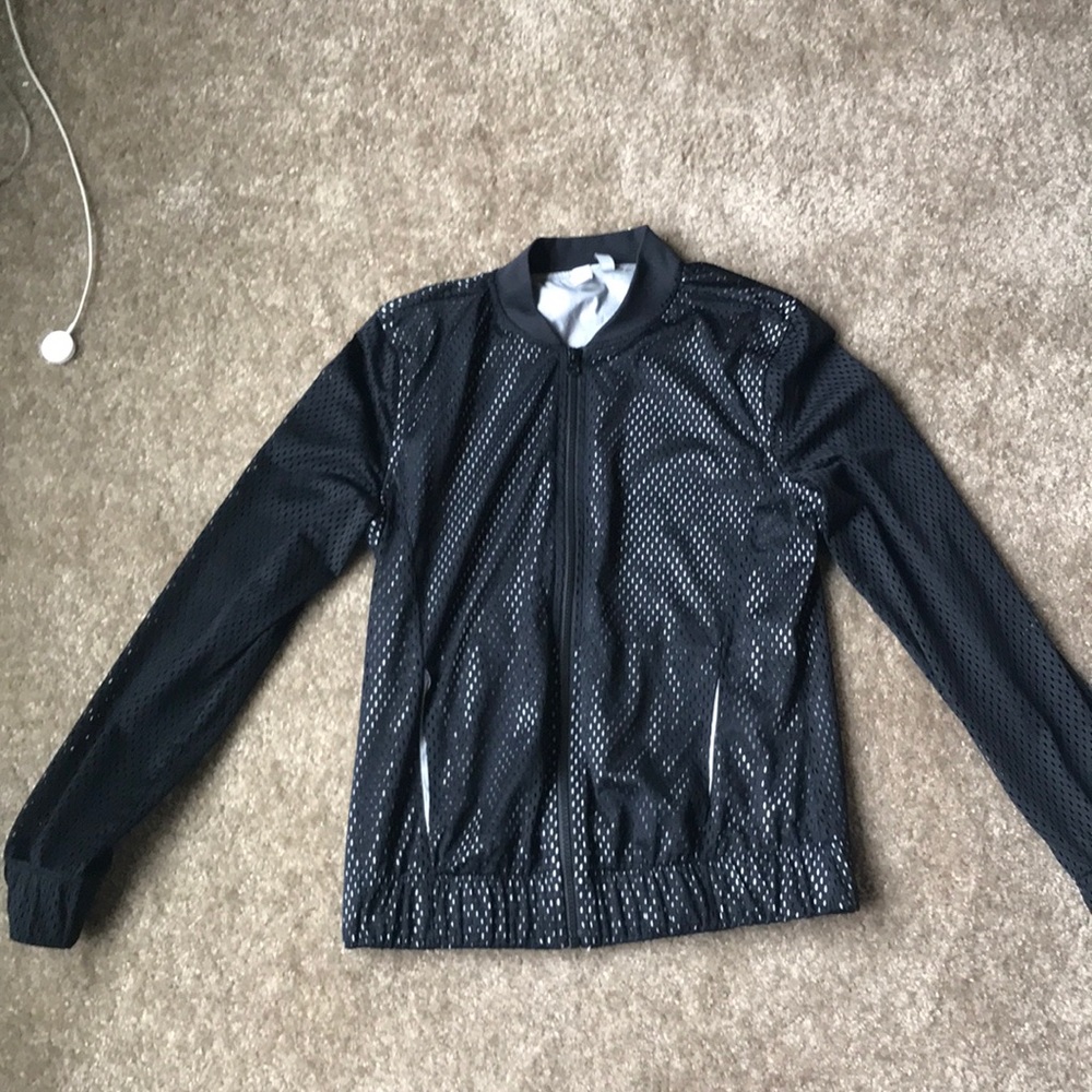 Black Mesh Zella Athletic Jacket
